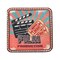 Film Production with Clapper Board and Movie Tickets, Camera, Movies, Cinema, Embroidered, Iron-on Patch